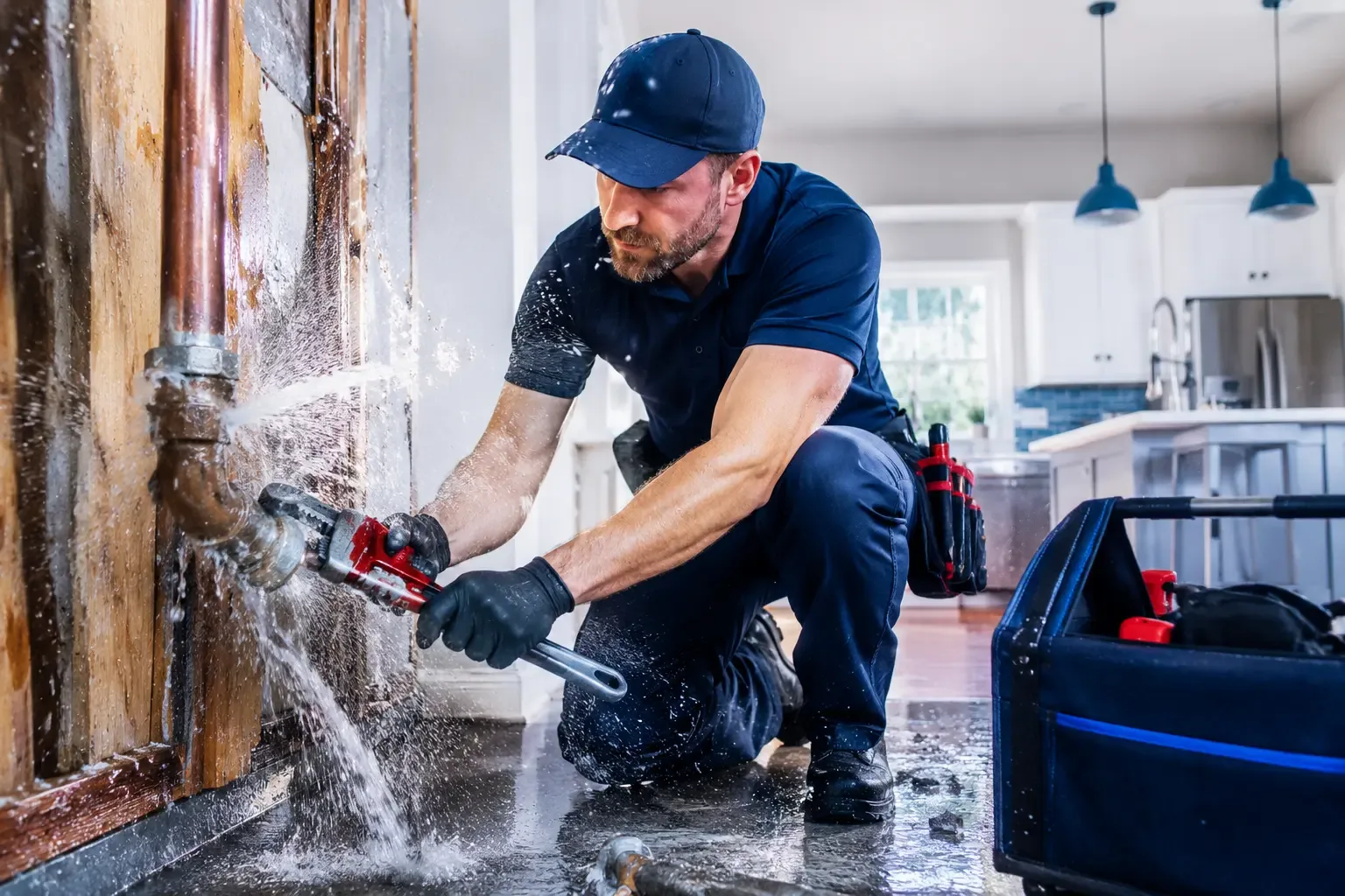 Local emergency pipe repair professionals in Holcomb, MS